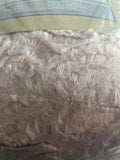 Textured Faux Fur Pink Cosy & Soft Super King Duvet Set Includes Two Pillowcases