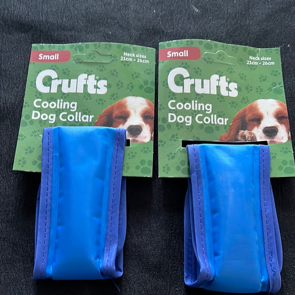 Crufts cooling dog collars bundle of 2 small dog