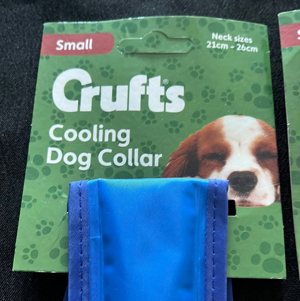 Crufts cooling dog collars bundle of 2 small dog