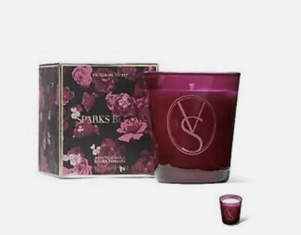 VICTORIA'S SECRET  SINGLE WICK SCENTED CANDLE IN MAGNOLIA, MISTLETOE AND NIGHTFALL IN GIFT BOX