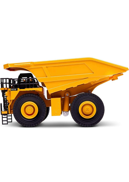 Top Race Quality Diecast Models Heavy Metal Construction Toy Vehicles,1:40 Scale, Dump Truck