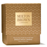 Molton Brown Mesmerising Oudh Accord & Gold Single Wick Scented Candle, 180g