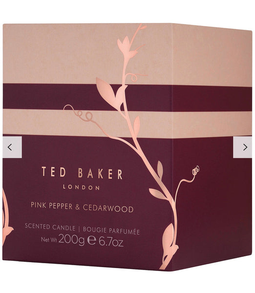 Ted Baker Pink Pepper & Cedarwood Scented Candle